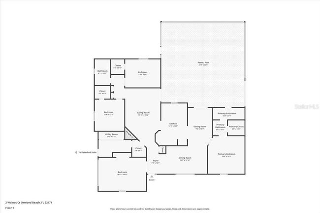 2 Walnut Ct, House other with 4 bedrooms, 3 bathrooms and null parking in ORMOND BEACH FL | Image 69