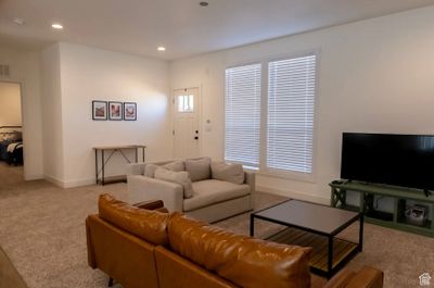 View of carpeted living room | Image 3