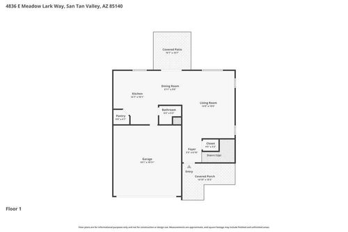 4836 E Meadow Lark Way, San Tan Valley, AZ, 85140-5208 | Card Image