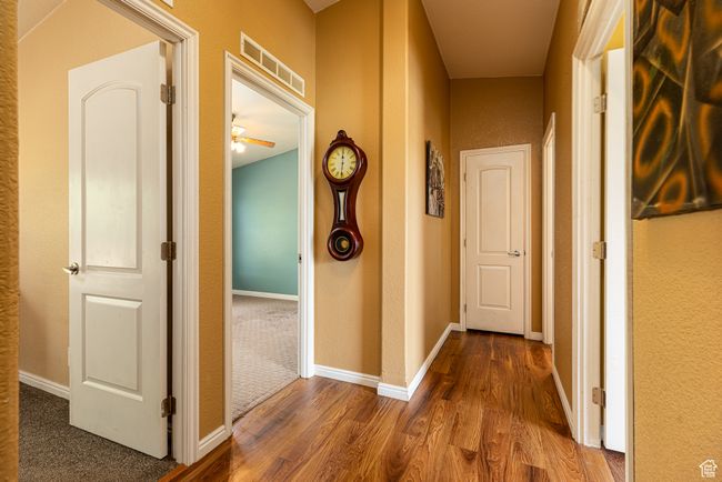 Corridor with hardwood / wood-style flooring | Image 17