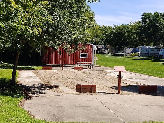 Horse shoes and other amenities for all to enjoy Maybe a corn hole tourney, golf cart rodeo, or who know?! | Image 5