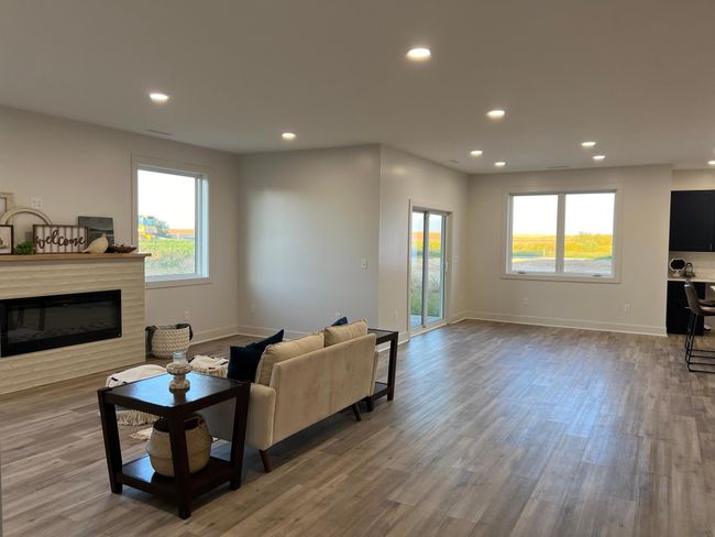Ample space for a dining table and large living room furniture | Image 8