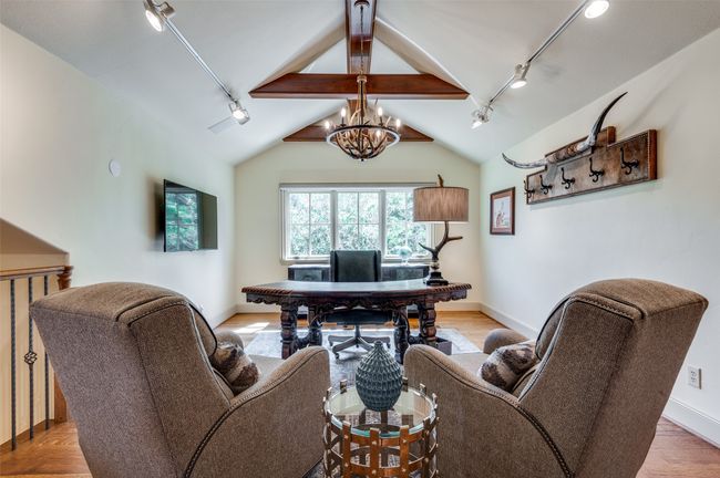 Living Room on second level offers a unique space for an Office | Image 27