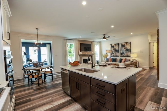 VIRTUAL STAGING. Photo represents the plan with virtual staging. Kitchen with island and pantry. | Image 8
