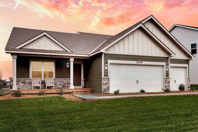 Welcome to the Cameron II Heartland Cottage at Ravine Crossing in Cottage Grove! Photo is of Model home. Options and colors may vary. Ask Sales Agent for details. | Image 2