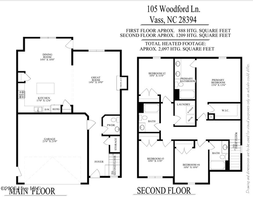 105 Woodford Ln, Vass, NC, 28394-8800 | Card Image