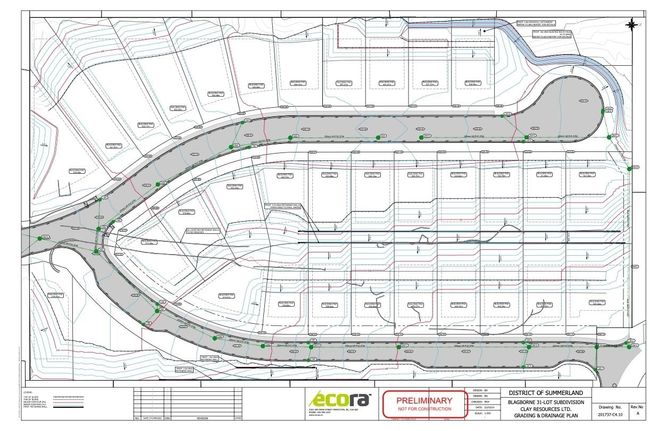 Proposed 32 lot draft grading plan | Image 31