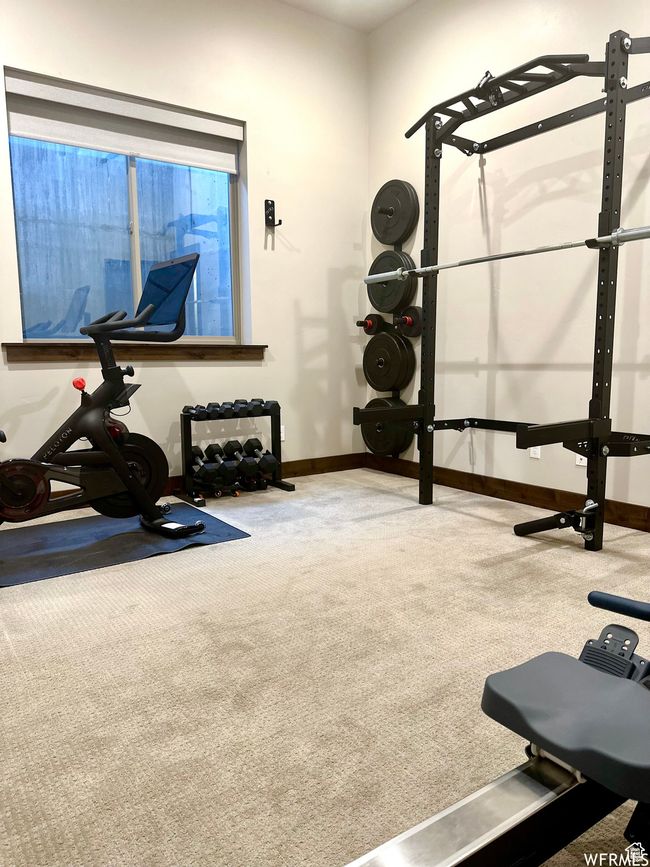 Basement bedroom set up as a gym | Image 35