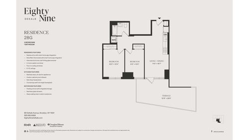 28g-89 Dekalb Ave, Brooklyn, NY, 11201-8252 | Card Image