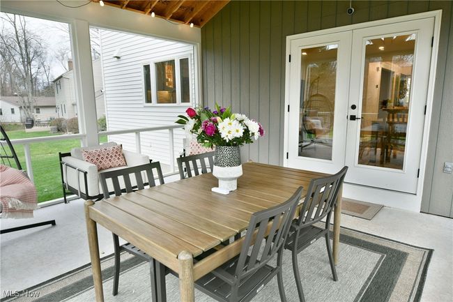 View of patio with outdoor dining space | Image 45