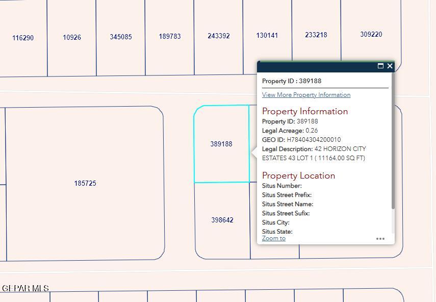 Land in Horizon City