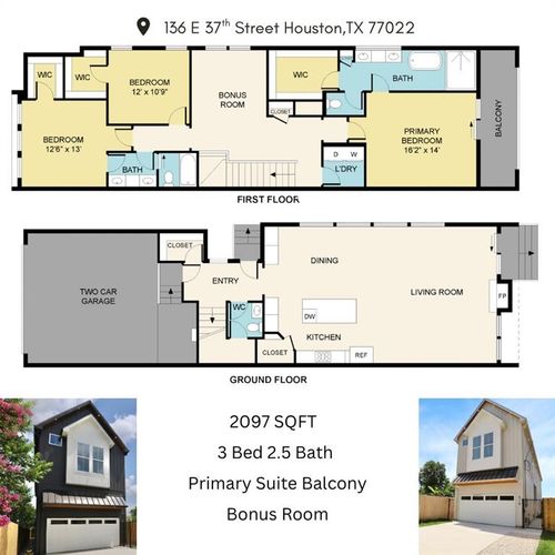 136 E 37th St, Houston, TX, 77018-6530 | Card Image