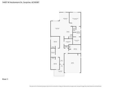 14457 W Hackamore Dr, Surprise, AZ, 85387-7153 | Card Image