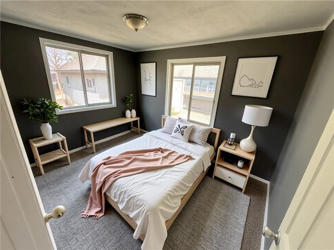 Bedroom #2-The furnishings and decor shown have been virtually staged. | Image 9