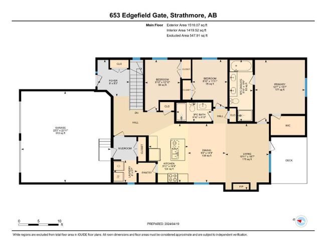 653 Edgefield Gate, Home with 4 bedrooms, 3 bathrooms and 4 parking in Strathmore AB | Image 33