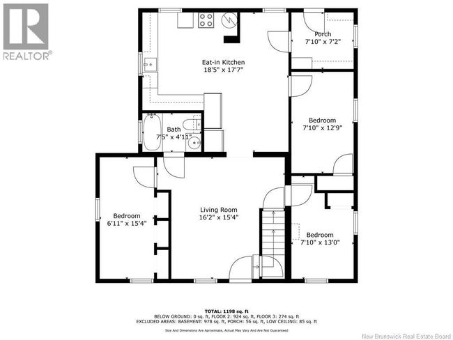 1175 St Sosime Rd, House other with 4 bedrooms, 1 bathrooms and null parking in Adamsville NB | Image 30