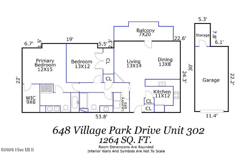 unit-302-648 Village Park Dr, Wilmington, NC, 28405-8317 | Card Image