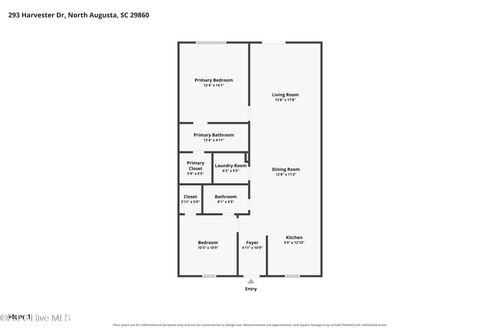 293 Harvester Dr, North Augusta, SC, 29860-7707 | Card Image