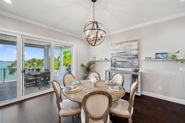 Dining area with that fabulous intracoastal waterway view. | Image 34