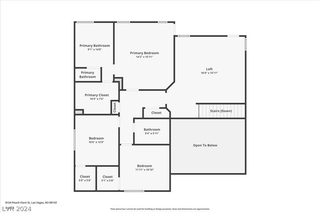 8124 Peach Flare St, House other with 4 bedrooms, 3 bathrooms and null parking in Las Vegas NV | Image 33
