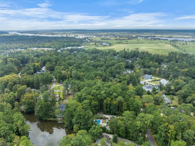 Bird's eye view featuring a water view | Image 13