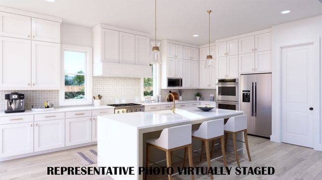 With fantastic style, prep and storage space, all the chefs in the family will love this over the top kitchen! REPRESENTATIVE PHOTO VIRTUALLY STAGED | Image 8