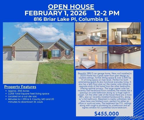 816 Briar Lake Pl, Columbia, IL, 62236-2774 | Card Image