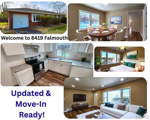 8419 Falmouth Dr, Saint Louis, MO, 63121-1001 | Card Image