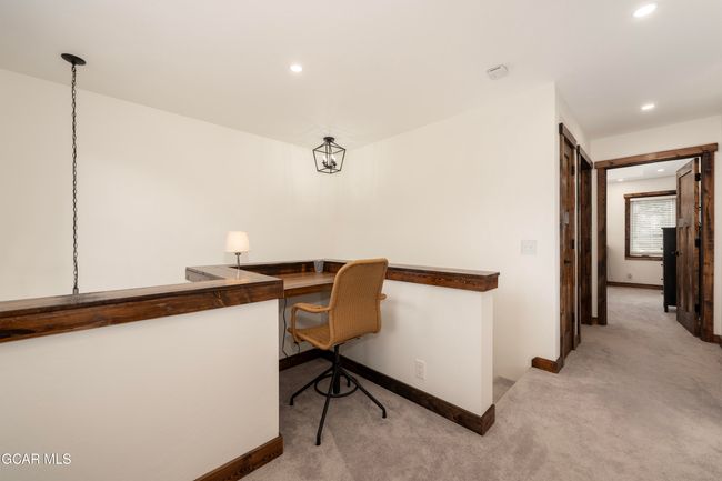 Top Level Foyer - Over Looking the Continental Divide. Built in Study Nook. | Image 36