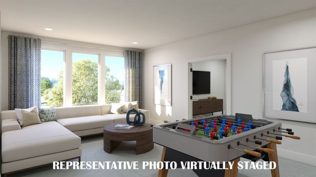 Take the party upstairs to this spacious, light filled game room! REPRESENTATIVE PHOTO VIRTUALLY STAGED | Image 14