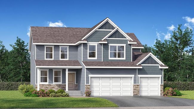 The Heartland Cottage Elevation - exterior colors and stone will vary. | Image 40