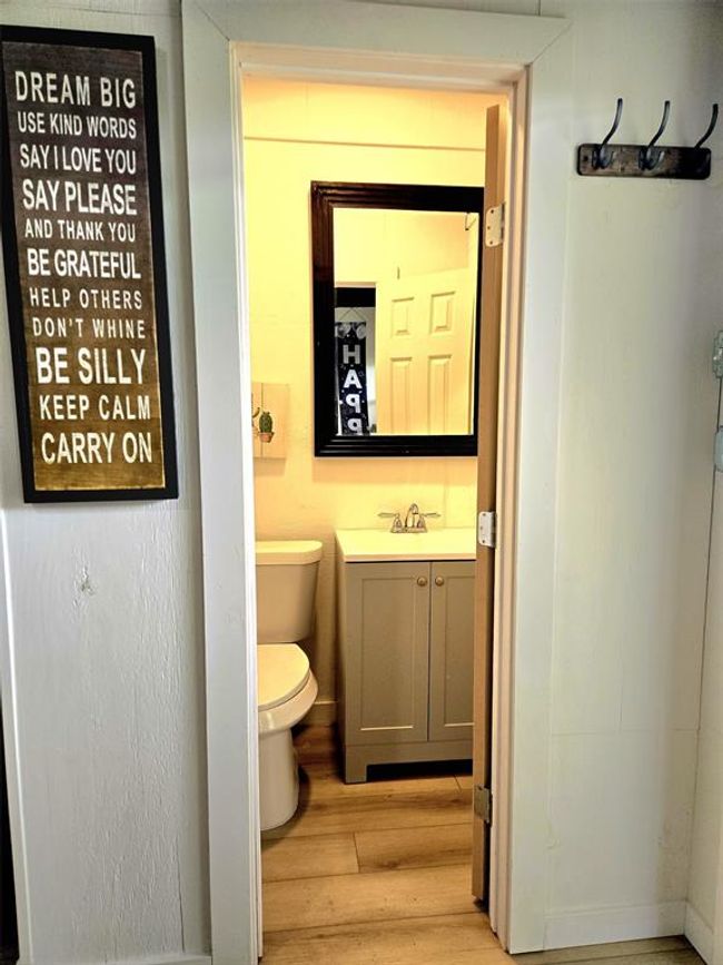The half bath located in the barn. | Image 42