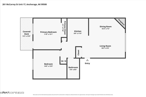 17c-261 Mccarrey St, Anchorage, AK, 99508-5834 | Card Image