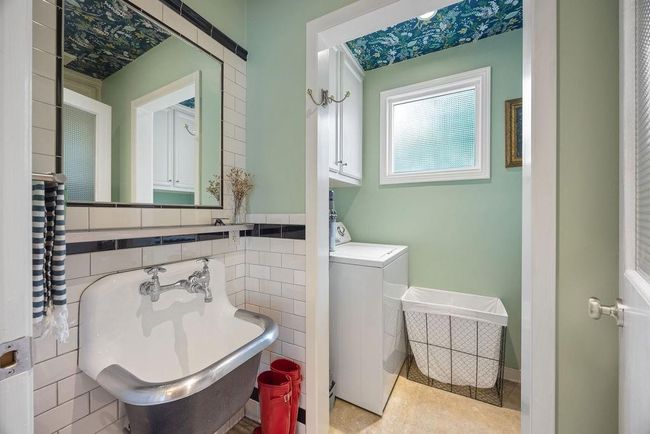 Alt view of the laundry room and half bath. Functional and adorable. | Image 15