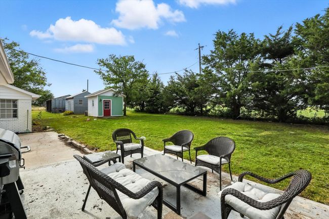 View of patio / terrace with area for grilling and an outbuilding | Image 35