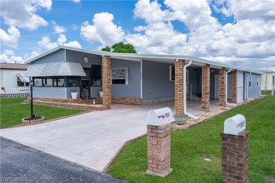 9055 Flamingo Circle, House other with 2 bedrooms, 2 bathrooms and null parking in North Fort Myers FL | Image 1