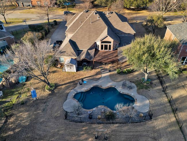 Aerial view of backyard. | Image 5