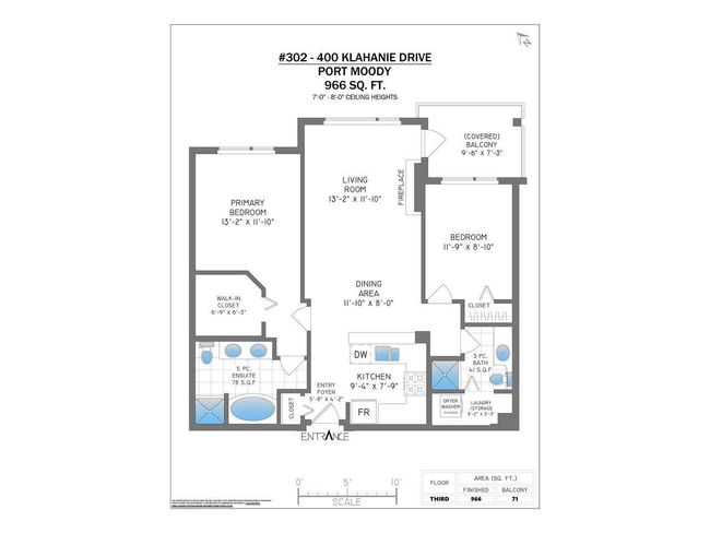 302 - 400 Klahanie Drive, Condo with 2 bedrooms, 2 bathrooms and 2 parking in Port Moody BC | Image 23