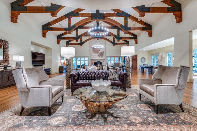 Great Room with redwood beams and lots of windows | Image 12