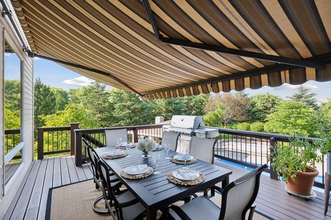 Remote controlled retractable awning provides the right amount of shade for those warm summer days. | Image 31