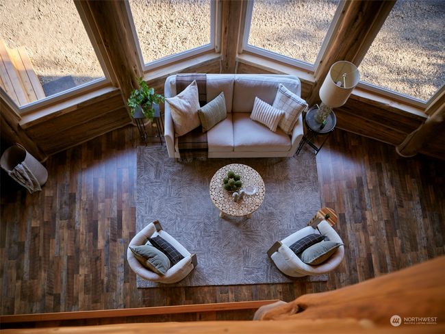 Loft looking down into the Living Room | Image 25