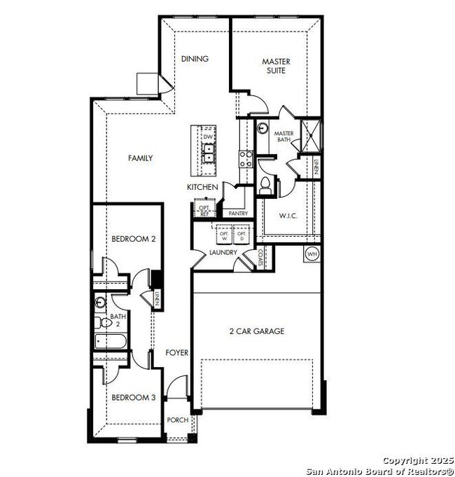 2922 Clemente Way, House other with 3 bedrooms, 2 bathrooms and null parking in Converse TX | Image 20