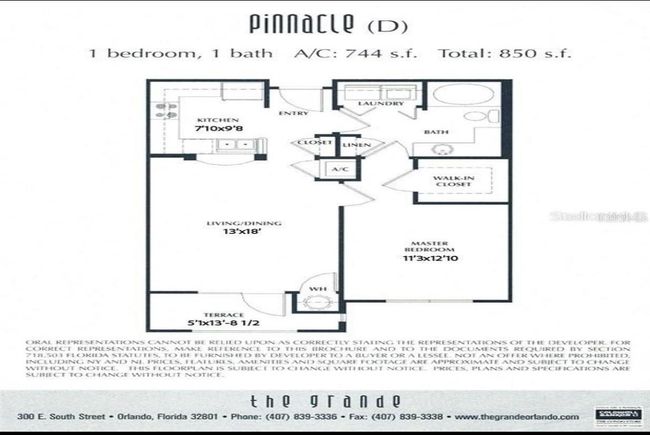 UNIT-1023 - 304 E South St, Condo with 1 bedrooms, 1 bathrooms and null parking in ORLANDO FL | Image 25