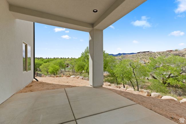 View of patio / terrace featuring a mountain view | Image 33
