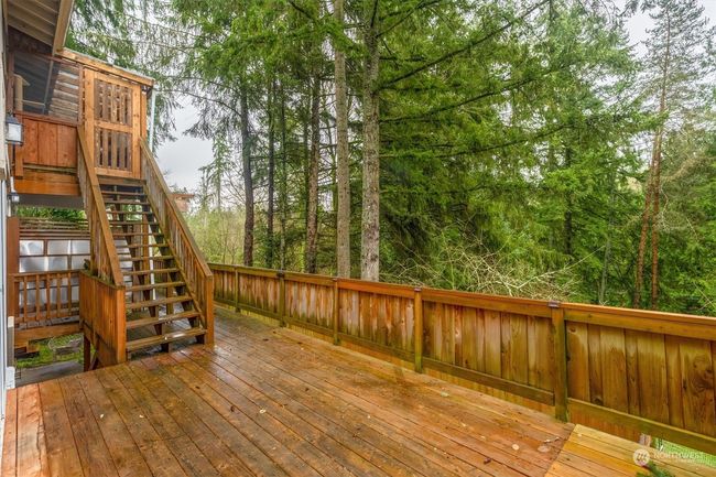 main floor deck, access from the driveway and walkway on the right side of the house | Image 30