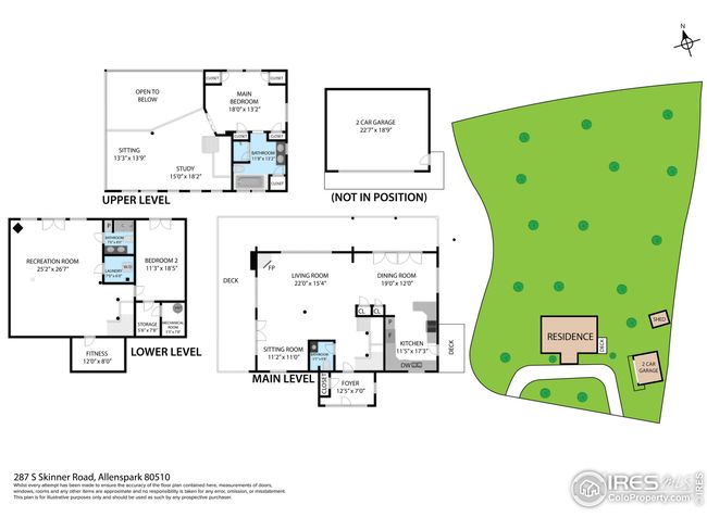 287 S Skinner Rd, House other with 2 bedrooms, 3 bathrooms and null parking in Allenspark CO | Image 39