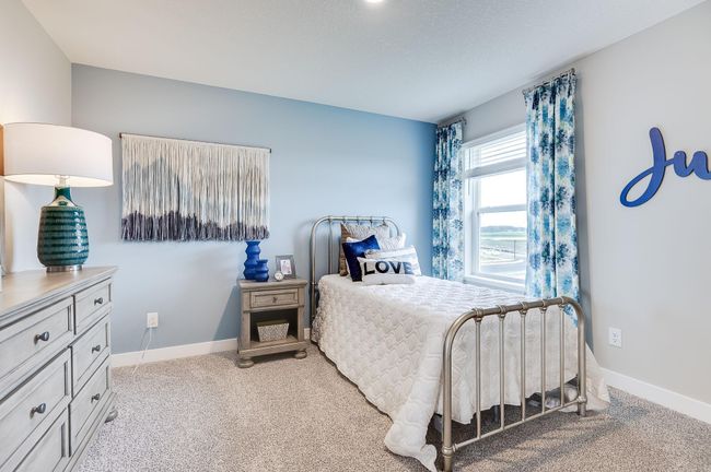 Fourth bedroom upstairs shown. Photo of model home, color & options may vary. | Image 24