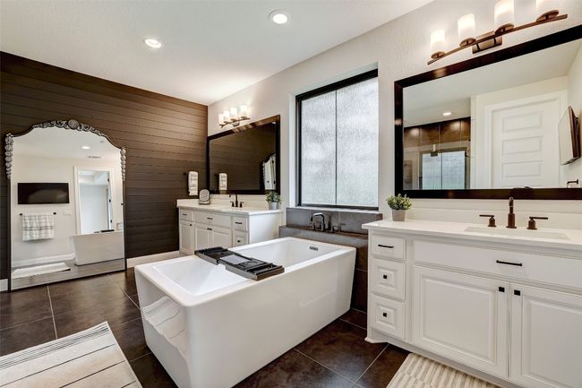 Primary bathroom with two vanities | Image 17
