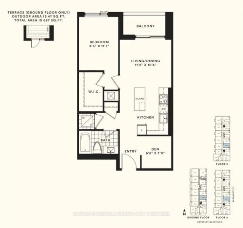 d-321-8 Beverley Glen Blvd, Thornhill, ON, L4J0L5 | Card Image