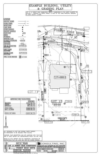 Building, Utility and Grading Plan for Lot 12 | Image 2